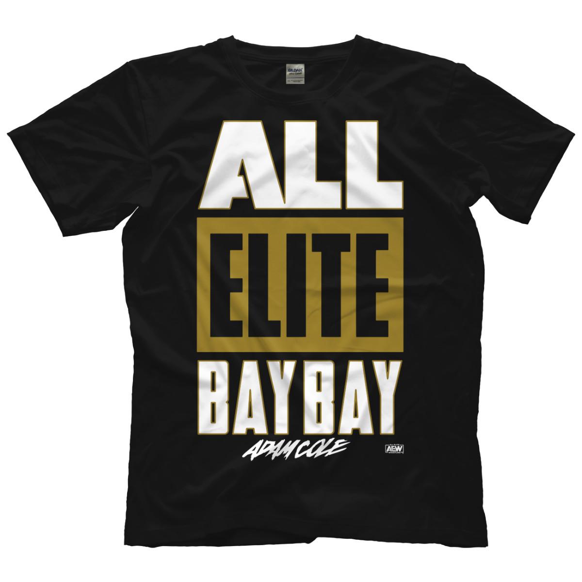 Adam Cole - All Elite BAY BAY AEW Official T-Shirt S разноцветный