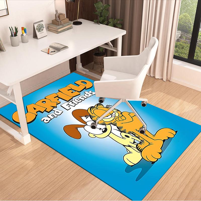 Garfield'S Playful Pals Carpet For Playroom Bedroom Living Room Sofa Home Decorkids Game Area Rug Nonslip Floor Mat