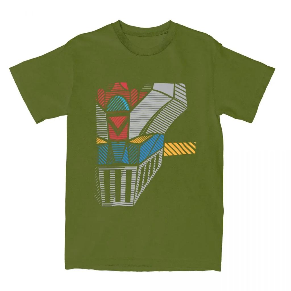 Summer Men Women UFO Robot Grendizer Great Shirt Outfit Robots Cartoon Gaiking  T-shirt Clothing Awesome Tees