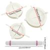 Dumpling Maker 7cm/8cm/10cm Set Plastic Press Mold with Rolling Pin Chinese Jiaozi Maker Fast and Convenient Kitchen Gadgets ZYF