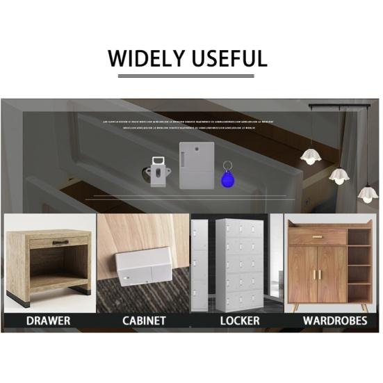 Elektroniczny cyfrowy niewidoczny zamek bezkluczykowy do szuflady szafy