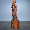 Chinese Antique Boxwood Carved Beautiful Woman Statue Sculpture Home Decor Art