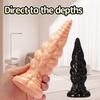 Alien Rhinoceros Horn Anal Plug - Thick, Large Anus Plug for Men & Women, Erotic Toy & Masturbator