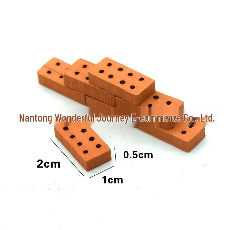 Micro Landscape DIY Model: Mini Brick Old House Building Blocks for Students