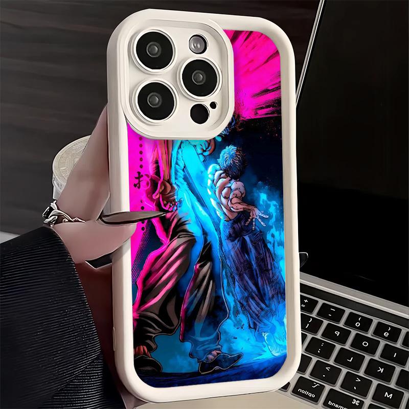 Phone Case for iPhone 17 Air 16E 15 16 Pro Max Baki the Grappler Anime Cover 14 Plus 13 12 Mini Soft Shell Silicone Fundas