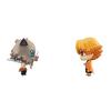 MegaHouse Chimi Mega Buddy Series Demon Slayer: Kimetsu no Yaiba Agatsuma Zenitsu & Hashibira Inosuke Set, Approx. 65mm PVC Pre-painted Figure