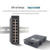 Dahua Industrial Security Rail-Mount Ethernet Switch CN Plug (adapter Included)