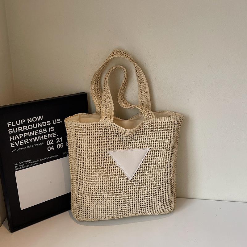 Personality Trend Casual Simple Fashion Large Capacity Bag 2025 Summer New Foreign Style Women Shoulder Tote Bag