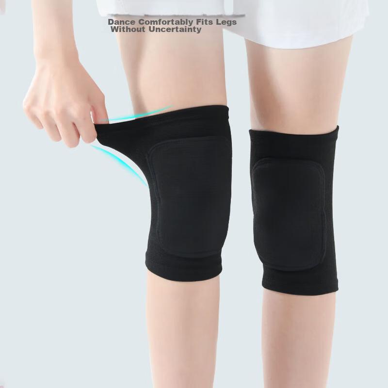 Chidong Dance Thickened Knee Pads, Yoga Dancing Non-Slip Knee Protection, Shock-Absorbing And Anti-Collision, for Adults And Children, 1 Pair