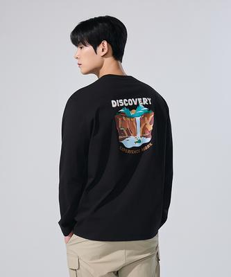 DISCOVERY EXPEDITION Uni Graphic Long Sleeve T-Shirt (Black)