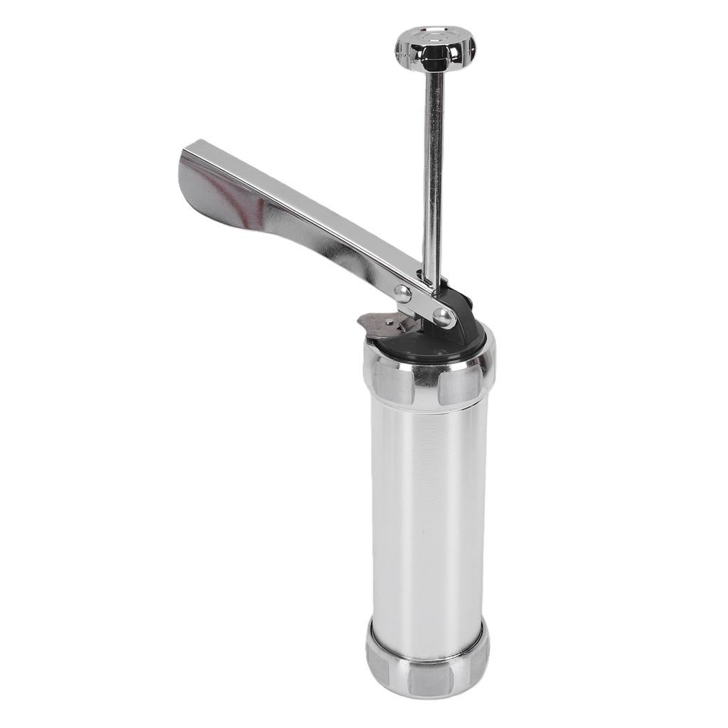 Cookie Press Gun Kit 20 Cookie Discs 8 Icing Nozzles Biscuit Maker Machine for Baking Holiday Family Kitchen 20 Discs 8