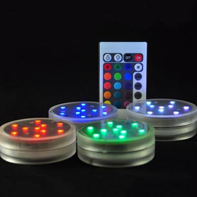 Submersible Multi-Color LED Light Lamp Decorative Lamp with IR Remote