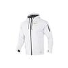 Nike Logo Print Fleece-Lined Hooded Jacket Men Outerwear White CU3678-100