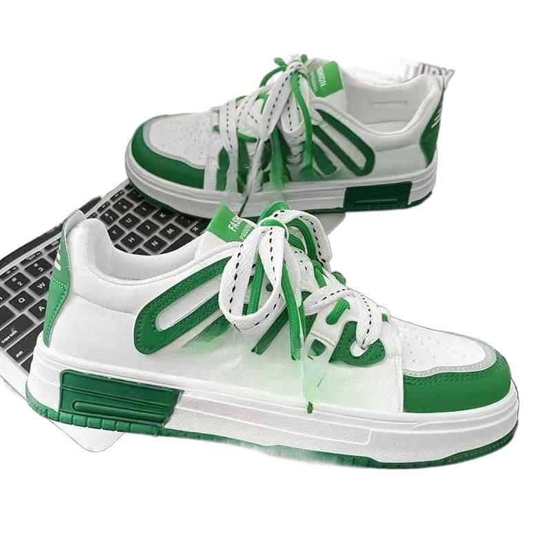 Autumn men's shoes new breathable little white shoes men's Korean version trendy versatile platform sports casual board shoes trendy shoes