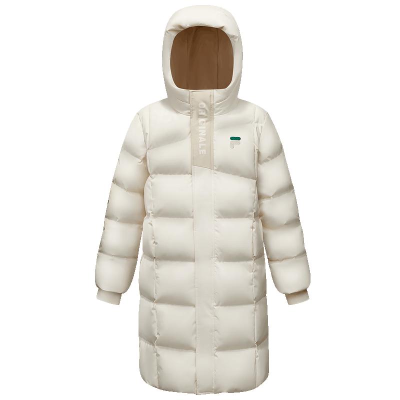 FILA Kids  Unisex Waterproof Long Down Jacket 140