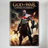 God of War Ghost of Sparta Kratos Metal Tin Sign - Ancient Battlefield Sunset Epic Game Art for Man Cave Bar Home Decor