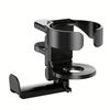 Cup Holder Black Headphone Hanger Efficient Organization Multi-Functional Use Versatile Compatibility Secure Grip