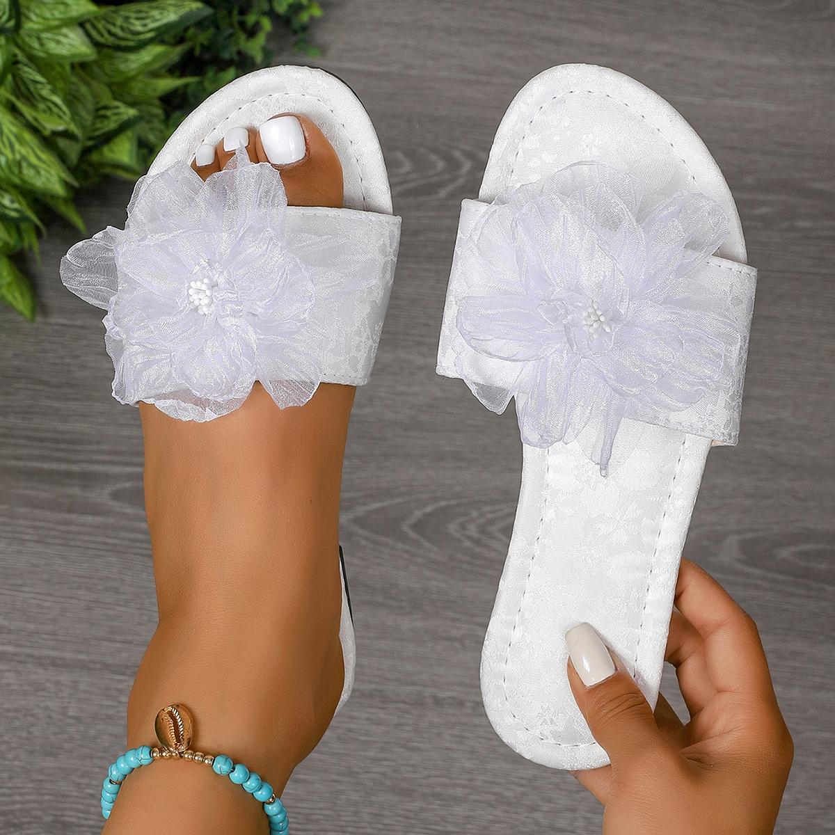 

Модные женские босоножки на высоком каблуке Модные пляжные женские нескользящие шлепанцы с круглым носком Пляжная обувь для отдыха Облачные подушечки Слайды 35 белый