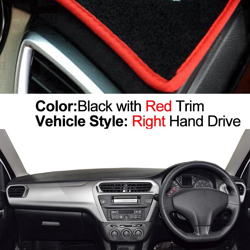 Car Auto Dashboard Cover Dash Mat Carpet Cape For Citroen C-Elysee 2014 2015 2016 2017 2018 2019 Anti-sun Sun shade Dashmat
