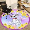 1pc Dalmatian, Starry Night Carpet for Office Non-Slip, Round Carpet, Soft & Comfortable, Carpet for Office, Lightweight Round Floor Mat