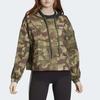 Adidas Originals Casual Camouflage Hooded Jacket Women Jackets Beige ED5816
