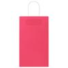 Paper Shopping Bags 50 pcs with Handles Pink 21 x 11 x 36 cm