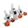 Inflatable Ghost Pumpkin 230cm Blow Up Decoration with LED Lights for Outdoor Yard Lawn