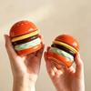 Creative Hamburger Shape Ceramic Toothpick Holder With Dustproof Storage For Home Use