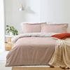The Linen Yard Hebden Melange Stripe Duvet Cover Set