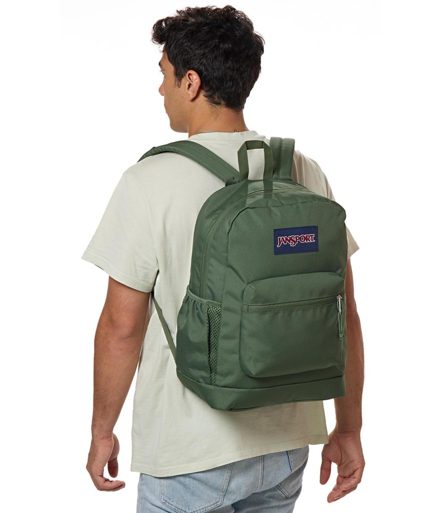 JanSport CROSS Town Plus Cargo One CROSS Town Plus Backpack, Green, Size, Backpack.