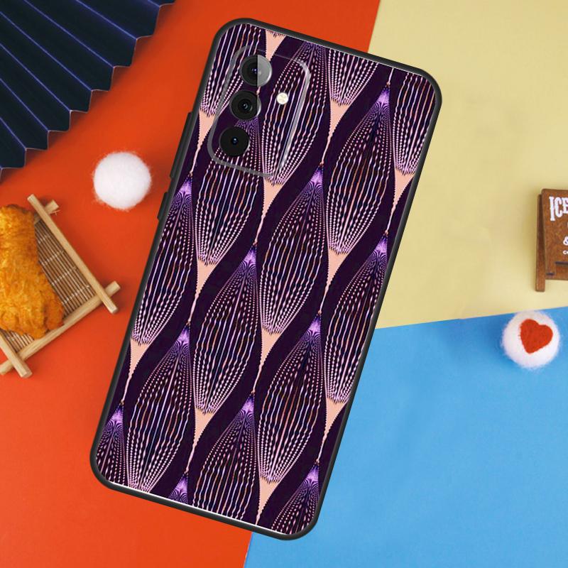 African Style Fabric Print Case For Samsung Galaxy A53 A33 A13 A54 A34 A14 A56 A36 A16 A06 A12 A32 A52 A35 A17 A15 A55