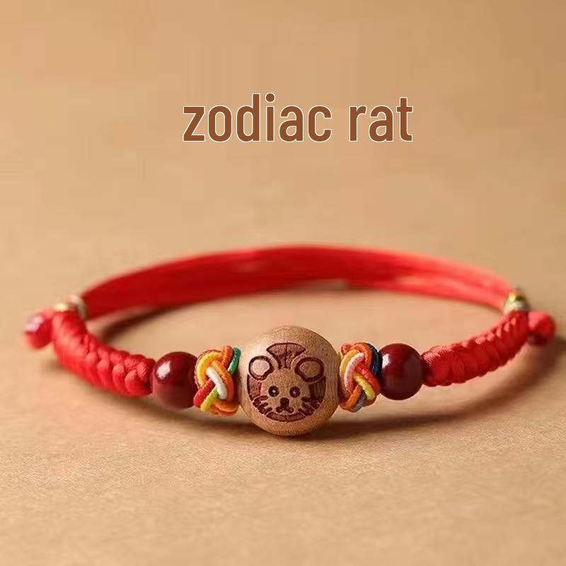 Baby Red String Cinnabar Amulet Bracelet & Anklet for Protection In Benming Year