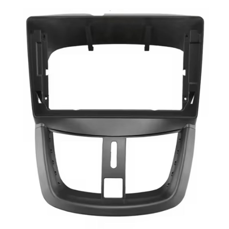 Portable 9 Inch 2Din Car Radio Fascias Frame Navigation Frame Stereo Panel Fascia Stereo Panel For 207 2006-2010