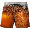 Pantaloncini da Bagno Grafici da Uomo con Stampa 3D Golfo Casual da Spiaggia Estivi Freschi da Surf Costume da Bagno Hawaii Pantaloncini Ghiaccio