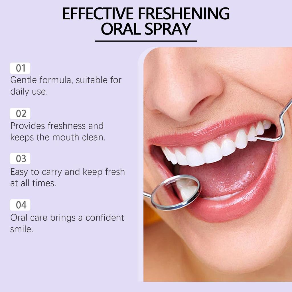 Oralhoe Oral Spray Gentle Gums Mouth Fresh Breath Odorless Brightening Dental Care