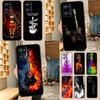 Rock Music Instrument Guitar For Realme C55 C35 C33 C31 C30 C25 C21Y C15 C11 GT Neo 5 3 2 Realme 9 10 11 Pro Plus Case