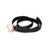 Romantic Heart Pattern Belt With Alloy Fastener For Spring Wear