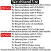 20mm/22mm Band for Samsung Galaxy watch 6/FE/7/4/5/Pro/6 classic/Gerar S3 correa bracelet for Garmin/Amazfit/HUAWEI watch Strap