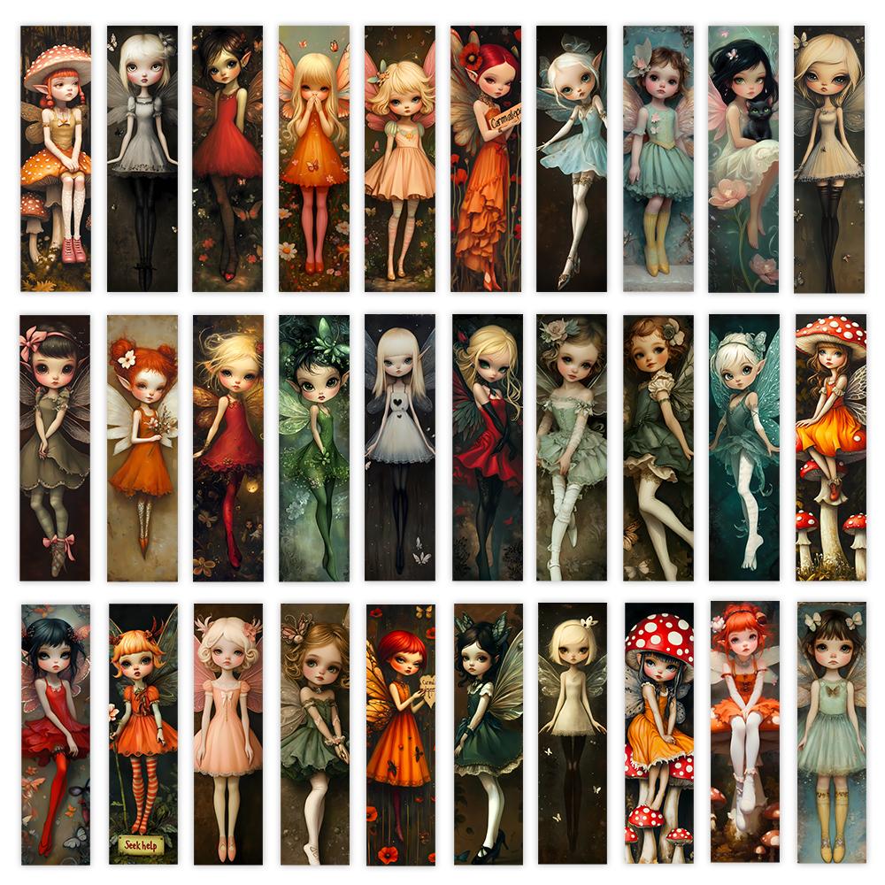 

32 шт., Закладка «Фея цветов», Сезон «Снова в школу», Рождество, Хэллоуин, Подходит для учителей, читателей, подарки на день рождения.