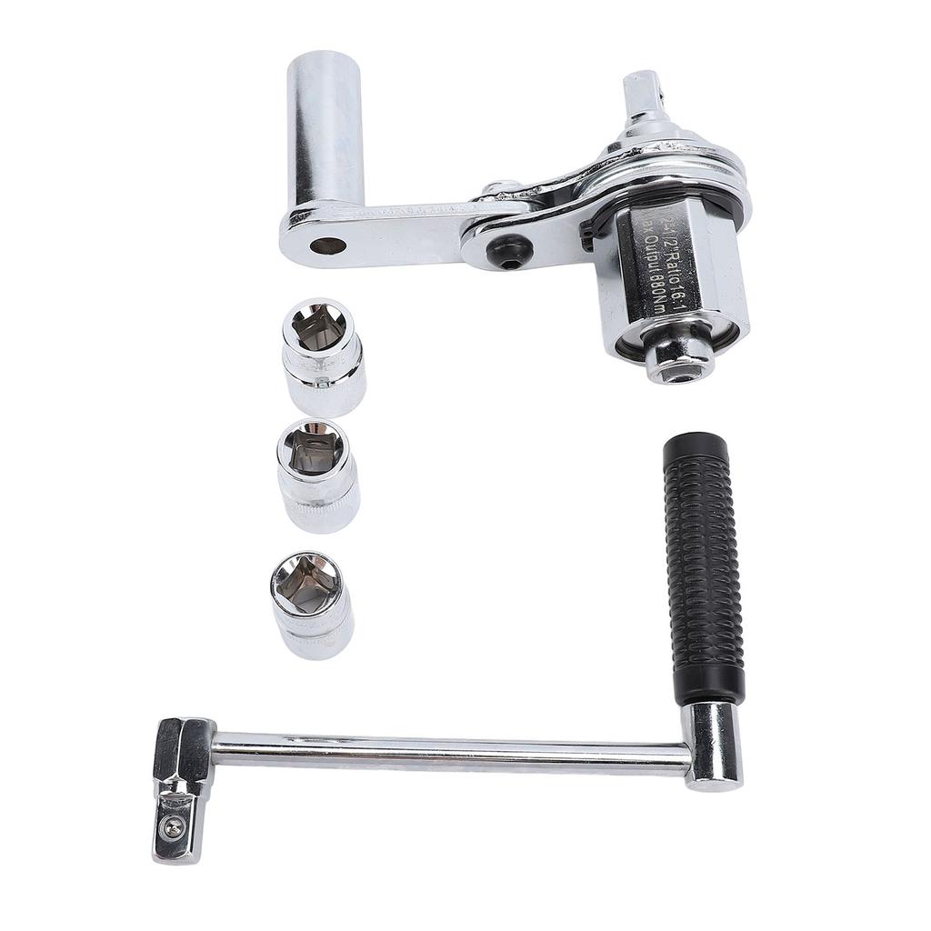 1 2in Torsionový násobič klíč šetřící práci 3200N.M 1:16 Odstraňovač matic kol pro vysoké zatížení se 17mm 19mm 21mm nástrčnými klíči