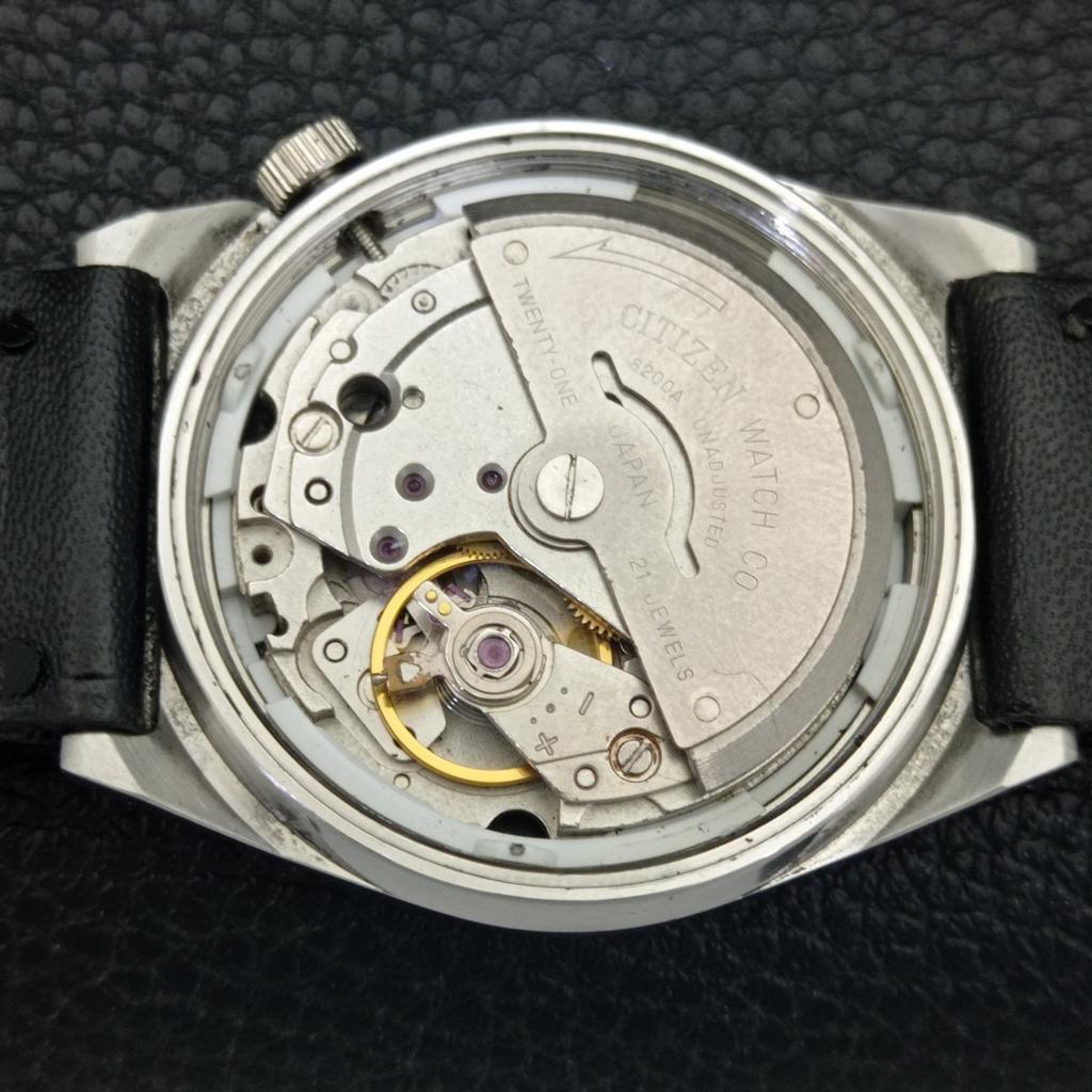 VINTAGE CITIZEN AUTOMATIC 8200 JAPAN MENS ORIGINAL DIAL WATCH A702159-5 R208-a702159
