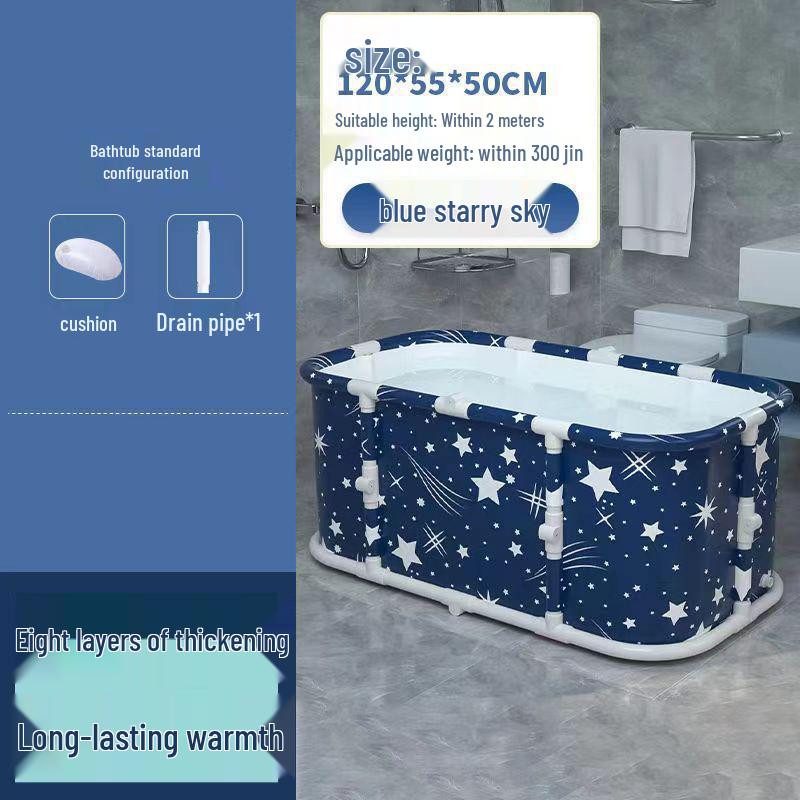 Portable Foldable Bathtub: Adult & Child Indoor Bath Basin