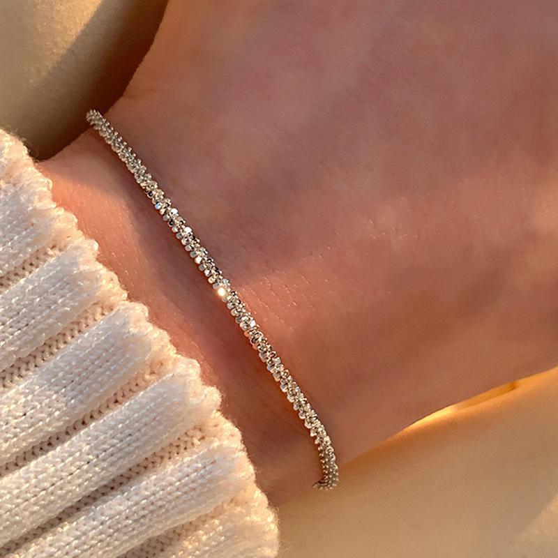 Beautiful Korean Beaded Hetian Jade Bracelet - Versatile Pearl Jewelry for Women