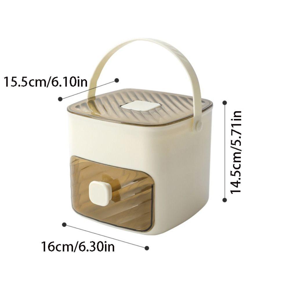 Handheld Ice Making Box Press Type Ice Storage Easy Clean Ice Cube Mold  Household