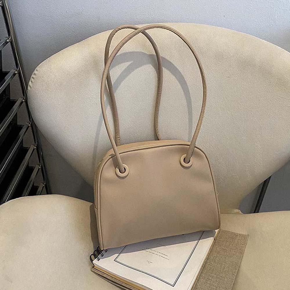 

Элегантная квадратная сумка подмышку Водоотталкивающая Однотонная сумка через плечо Мягкая ПУ сумка-тоут Школа хаки