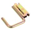 Mobestech 4pcs Fixed Hook Rail Tool E-Track Hanger J Hook Enclosed Trailer Hook Enclosed