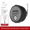 Weatherproof Drawer Lock 4-Digit Combination Security Door Bolt  For Gym School Locker