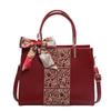 Embroidered red bag large capacity new handbag bridal wedding bag in lady mom bag