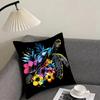 Hawaiian turtle Cushion Cover Pillowcase Ultra Soft Skin Friendly Fabric Cloud Like Comfort  Concealed Zipper