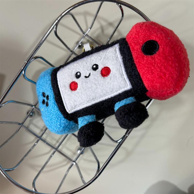 

Cute Funny Game Console Plush Doll Stuffed Toys Keychain Backpack Pendants Bag Hanging Couple Ornaments Gifts Pet Teething Toys 1pcs